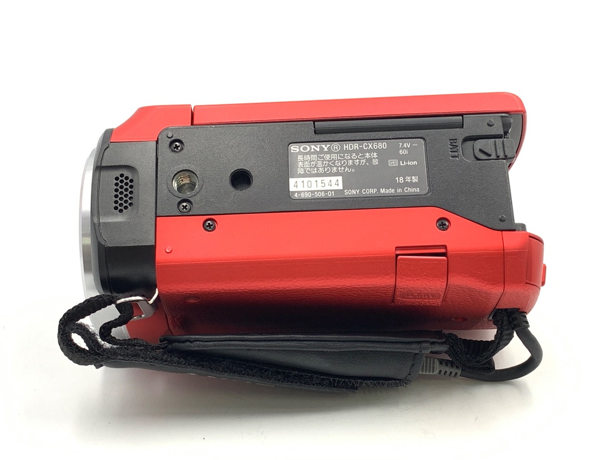 中古】ソニー デジタルHDビデオカメラレコーダー HDR-CX680 R レッド