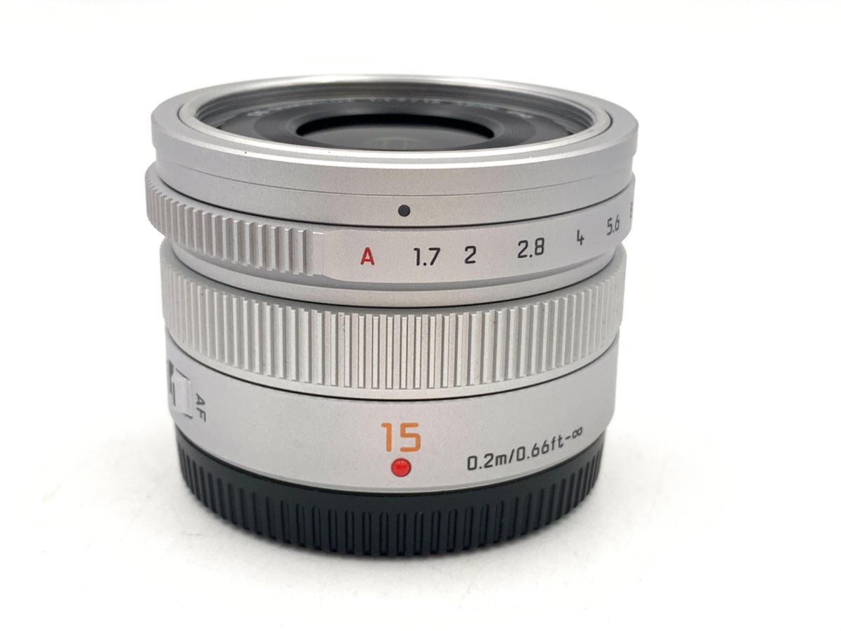 【あす楽対応】 LEICA DG SUMMILUX 15mm/F1.7 ASPH. H-X015-S [シルバー] 中古 レンズ(単焦点)