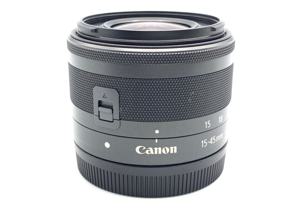 中古：AB(良品)】キヤノン EF-M15-45mm F3.5-6.3 IS STM グラファイト 