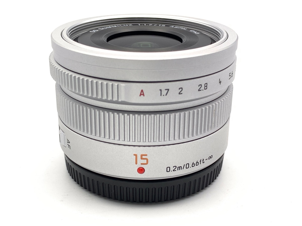 中古】パナソニック LEICA DG SUMMILUX 15mm/F1.7 ASPH. [H-X015