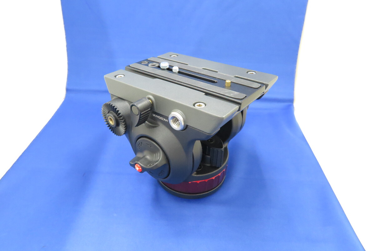 中古】マンフロット MVH502AH プロフルードビデオ雲台 フラットベース