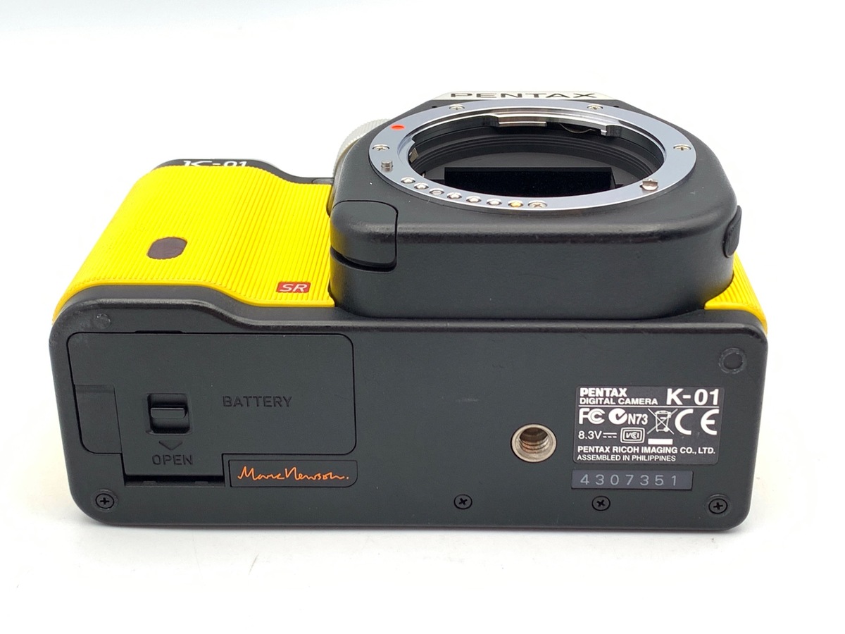 中古：B(並品)】ペンタックス K-01 ボディ ブラック×イエロー