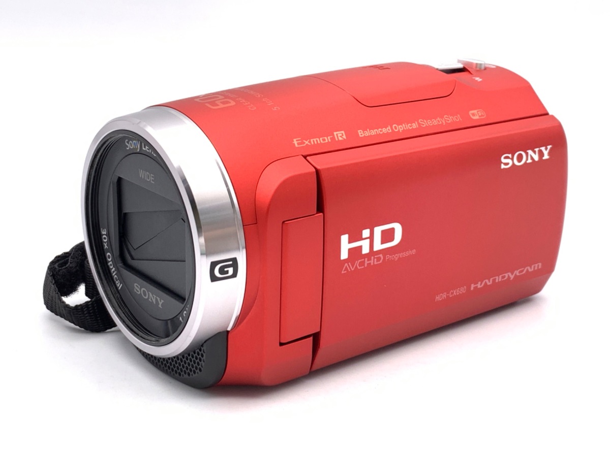 中古】ソニー デジタルHDビデオカメラレコーダー HDR-CX680 R レッド