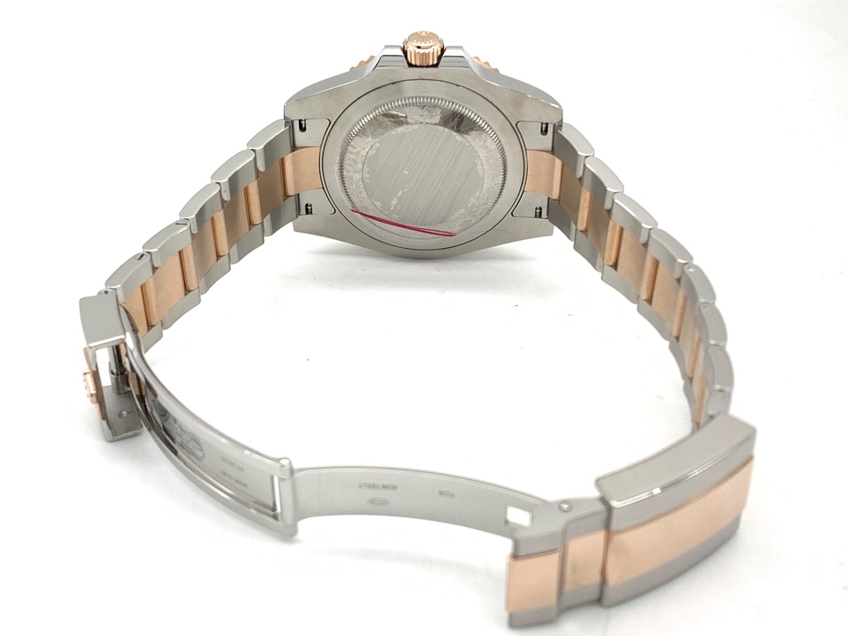 ロレックス(ROLEX) GMTマスターII ブラック 126711CHNR ステンレススティール/ローズゴールド オイスターブレス ブラック/ブルーベゼル