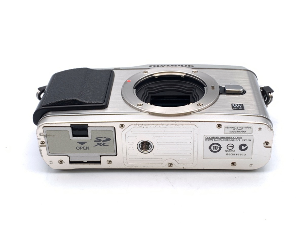 中古：C(やや難あり)】オリンパス PEN E-P3 ボディ シルバー