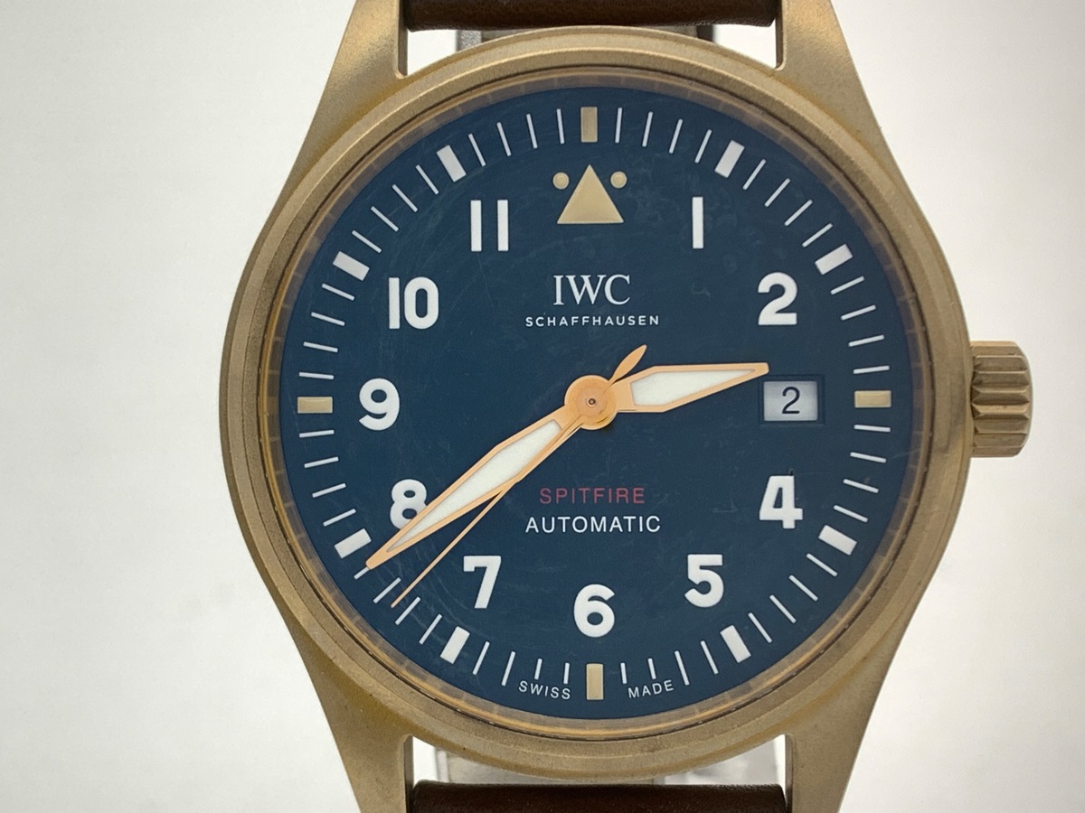 IWC パイロットウォッチ スピットファイア グリーン IW326802 ブロンズ