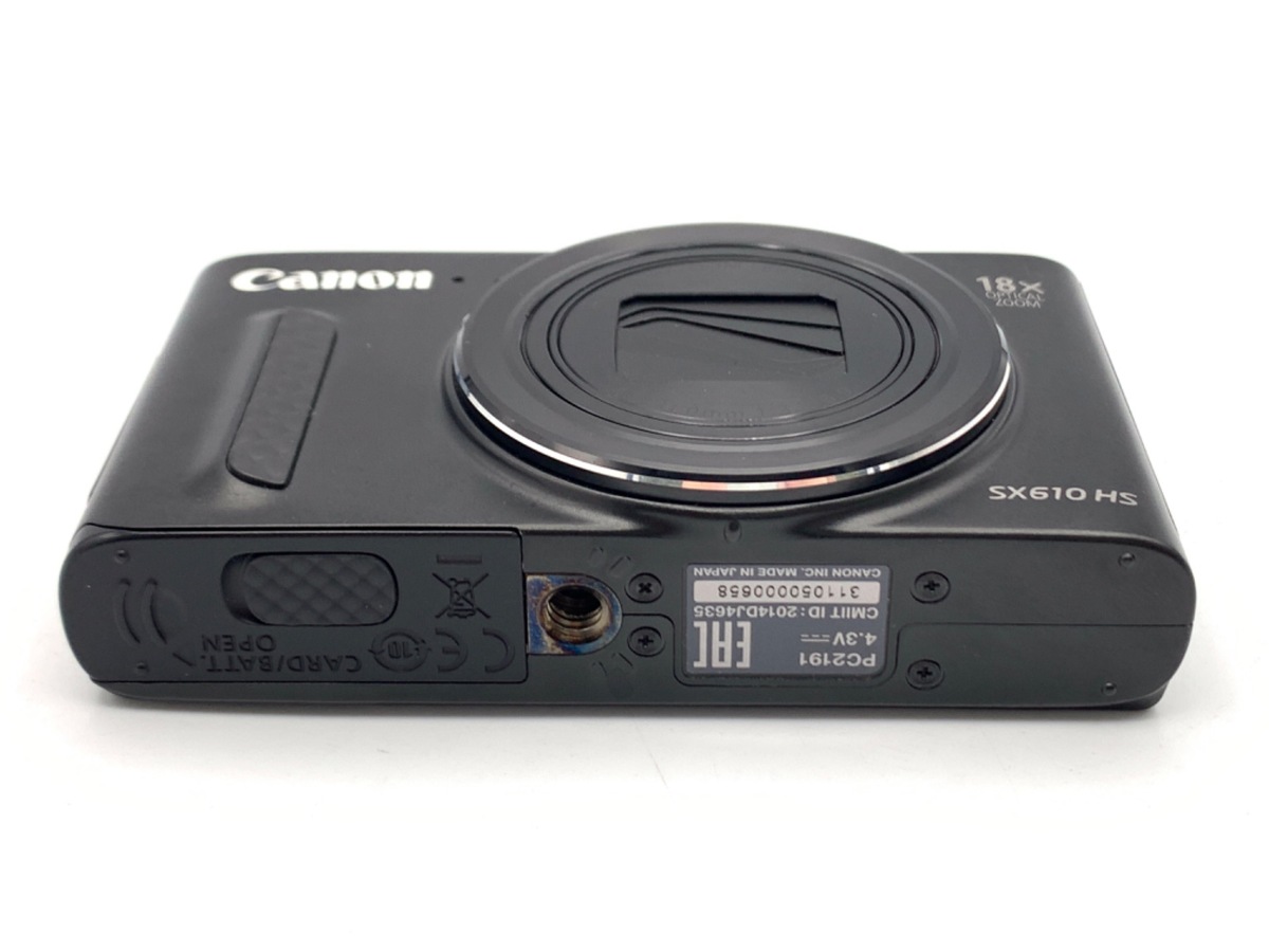 中古：AB(良品)】キヤノン PowerShot SX610 HS ブラック | 2484110040541