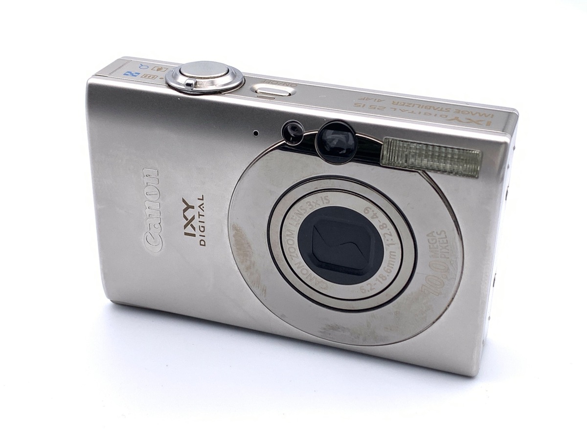 中古：AB(良品)】キヤノン IXY DIGITAL 25 IS シルバー