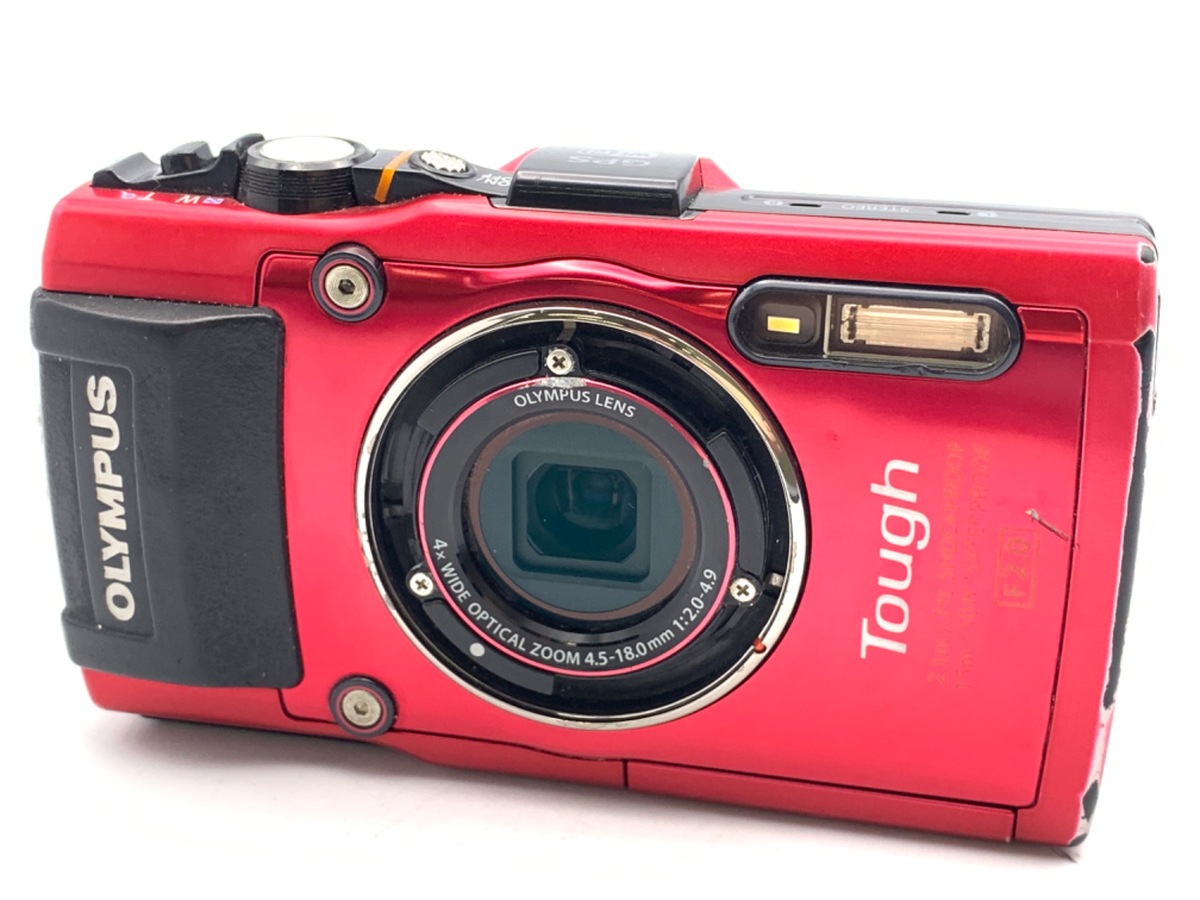 完動極上美品 OLYMPUS オリンパスTOUGH TG-4 社外充電器 レッド OLYMPUS デジタルカメラ STYLUS TG-4 Tough