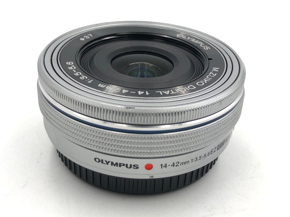 中古：AB(良品)】OM SYSTEM M.ZUIKO ED 14-42mm F3.5-5.6 EZ シルバー