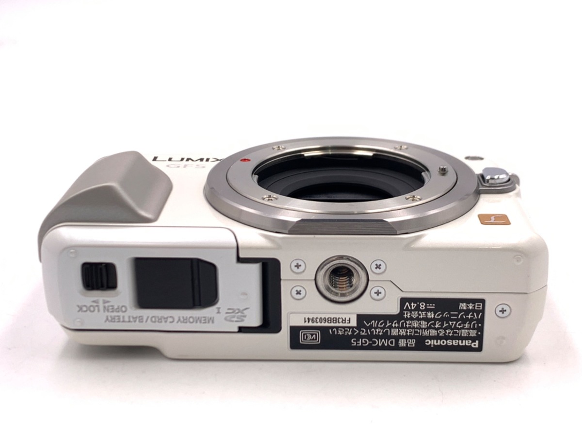 中古：AB(良品)】パナソニック LUMIX DMC-GF5-W ボディ シェルホワイト