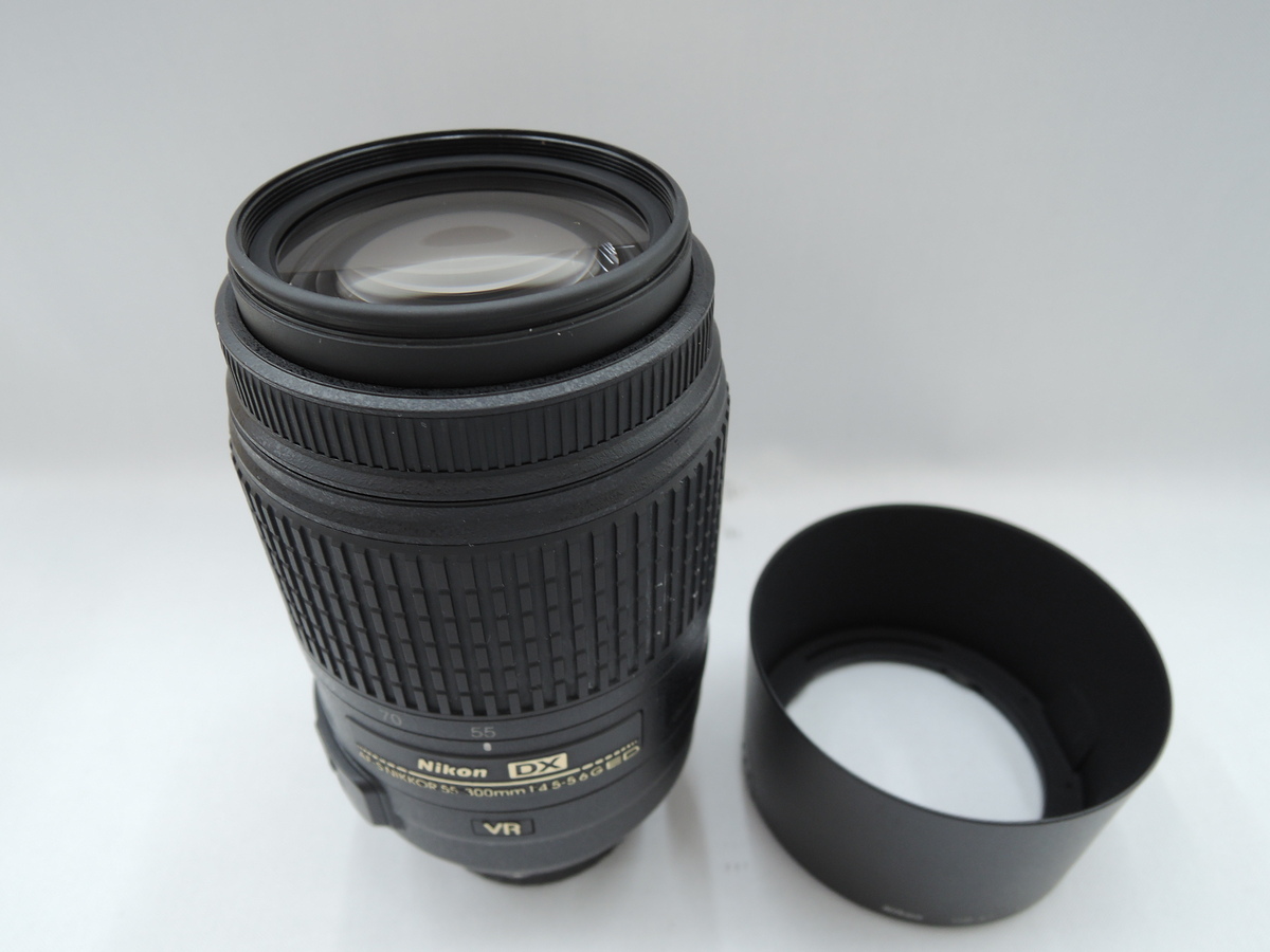 【中古】ニコン AF-S Nikkor 55-300mm F4.5-6G ED 中古：B(並品)】ニコン AF-S DX NIKKOR 55-300mm F4.5-5.6G ED VR