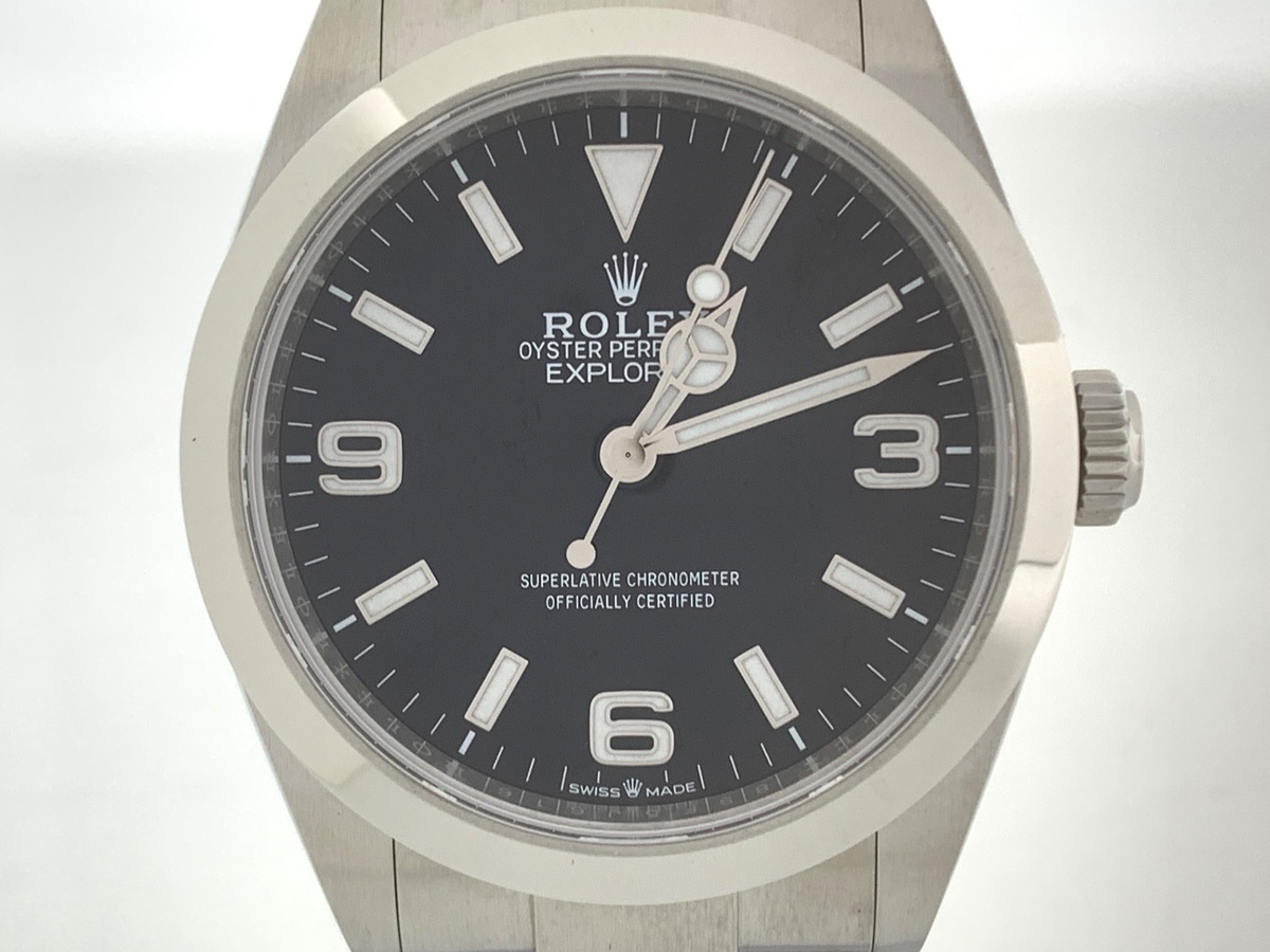 ロレックス(ROLEX) エクスプローラーI ブラック 224270 ステンレススティール