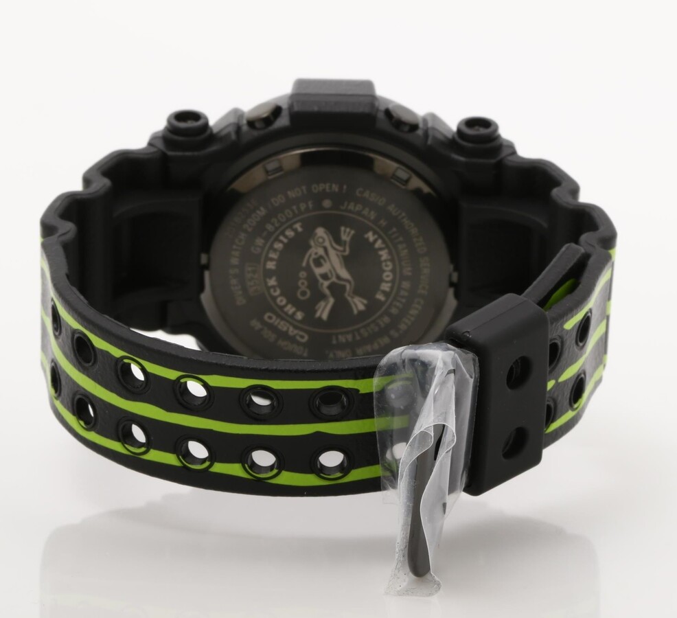 カシオ G-SHOCK フロッグマン ブラック GW-8200TPF-1JR チタン/樹脂