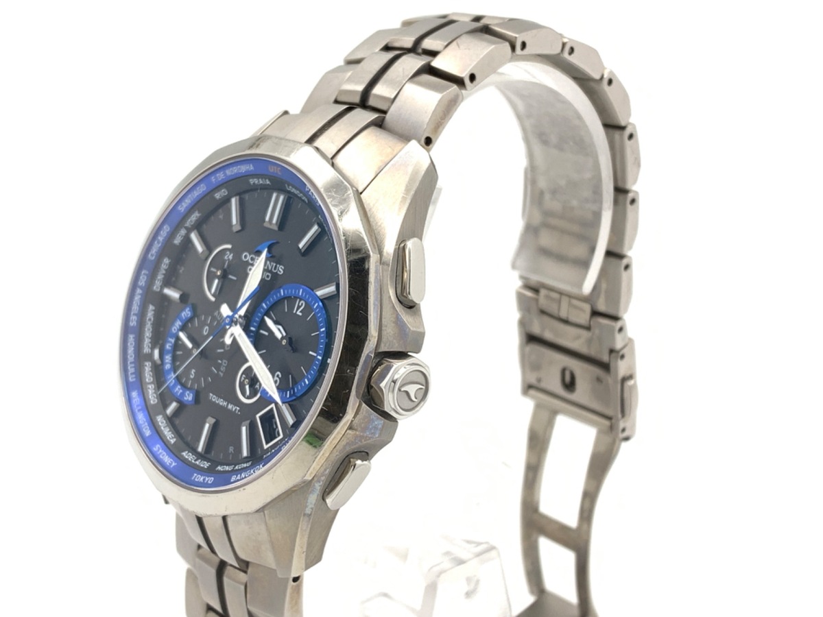 カシオ オシアナス マンタ ブラック OCW-S2400-1AJF チタン