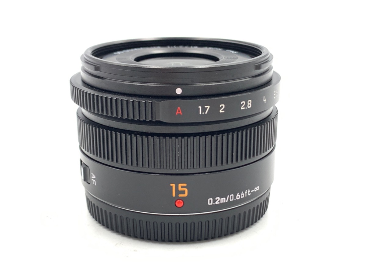 LEICA DG SUMMILUX 15mm/F1.7 ASPH. H-X015-K [ブラック] 中古