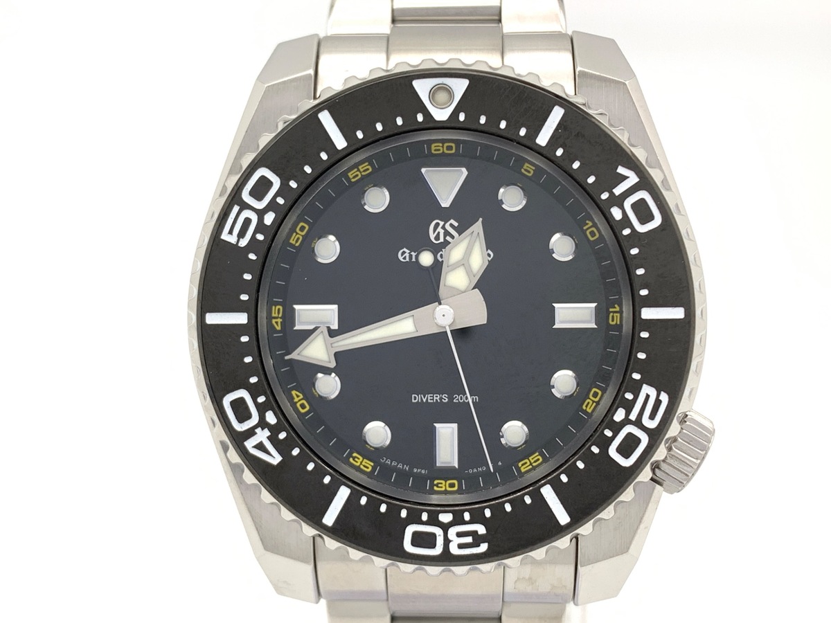 (ラックドッグ様)Grand Seiko SBGX335 9F61 付属品のみ 中古：AB(良品)】グランドセイコー クォーツ ブラック SBGX335