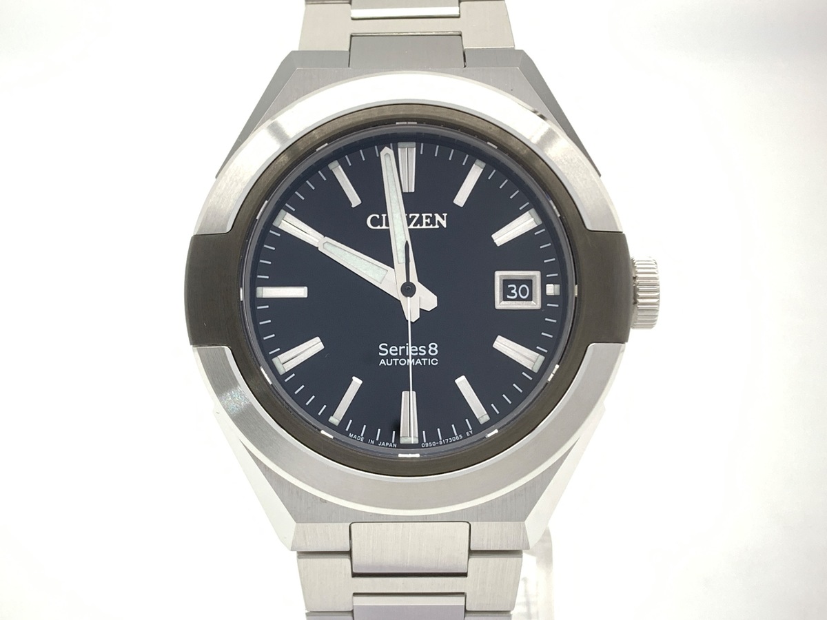 シチズン シリーズ8 ブラック NA1004-87E ステンレススティール