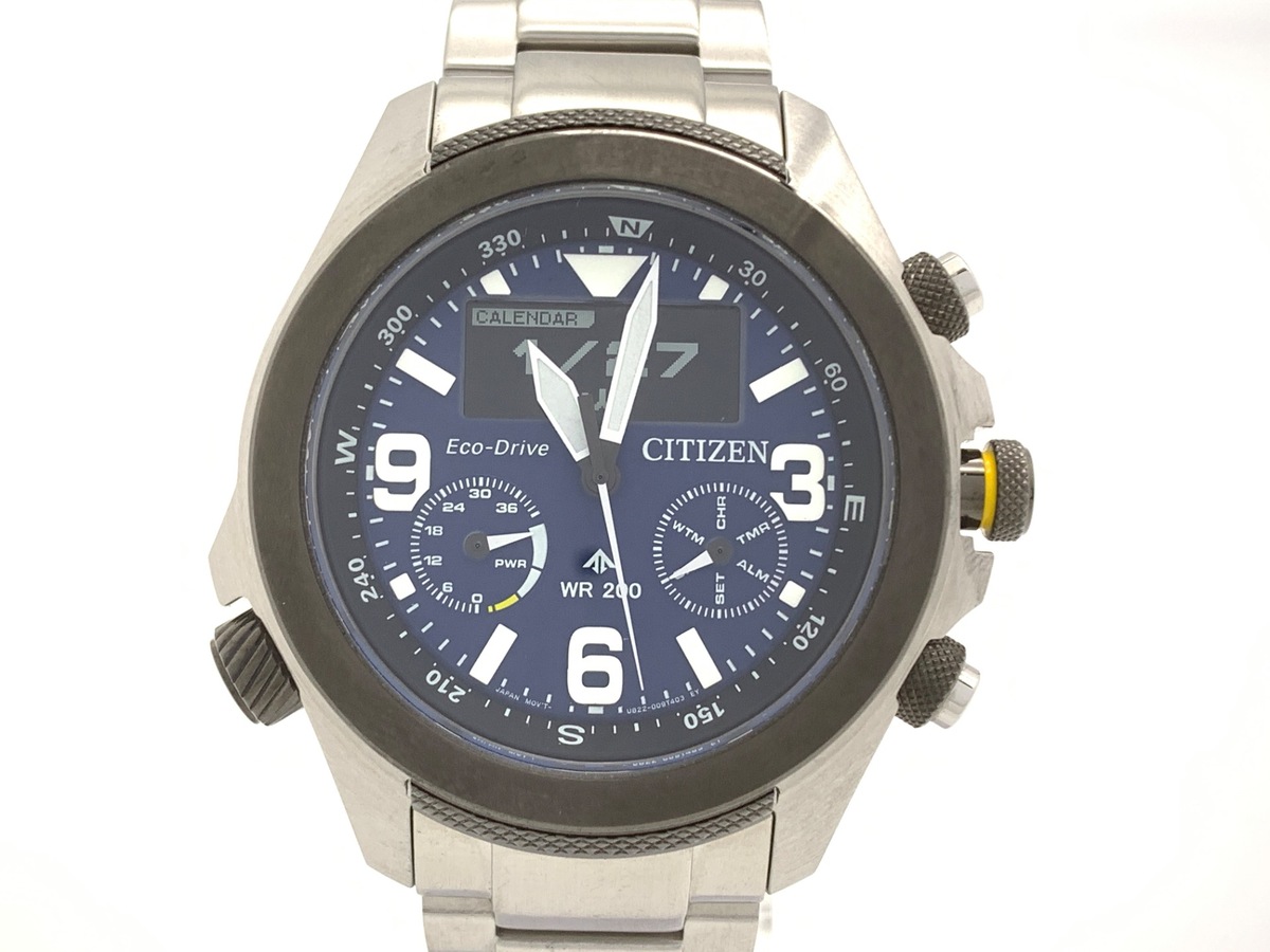 シチズン プロマスター ランド ブルー JV1006-51L/U822-008MS06 ステンレススティール