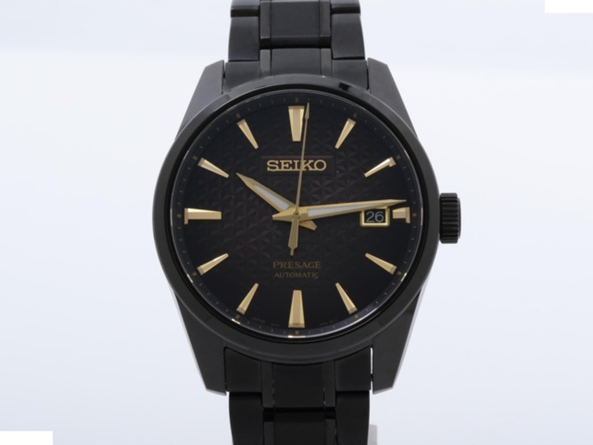セイコー プレザージュ プレステージライン ブラック SARX085/6R35-01K0 ステンレススティール