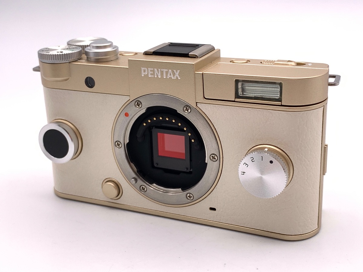 中古】ペンタックス Q-S1 ボディキット シャンパンゴールド×クリーム