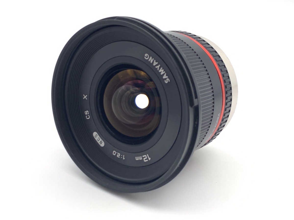中古】サムヤン 12mm F2.0 NCS CS フジフイルムX ブラック