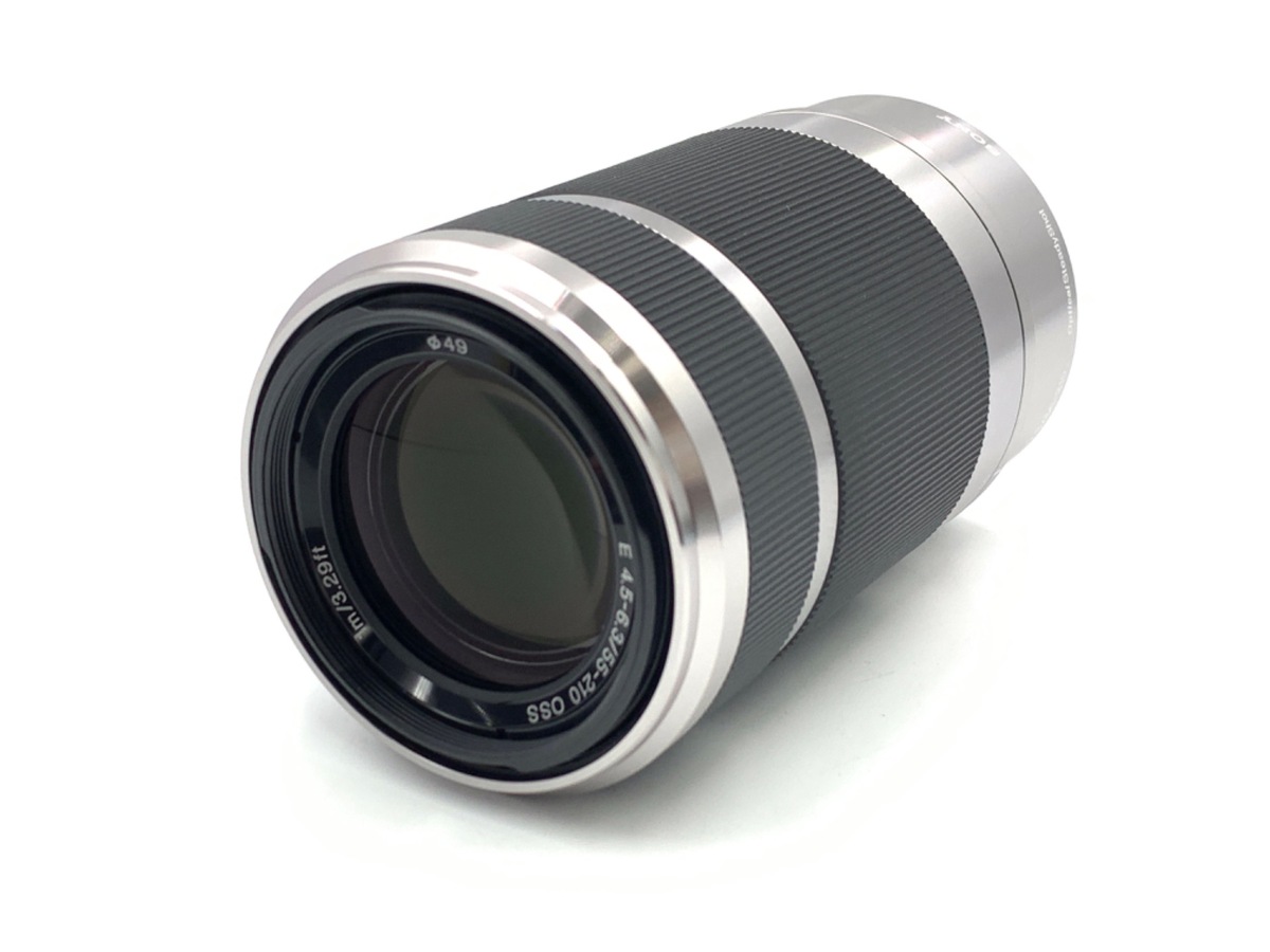 【美品】ソニー⭐️E 55-210mm F4.5-6.3OSS望遠レンズシルバー i-camera-shop_sony-e-55-210-