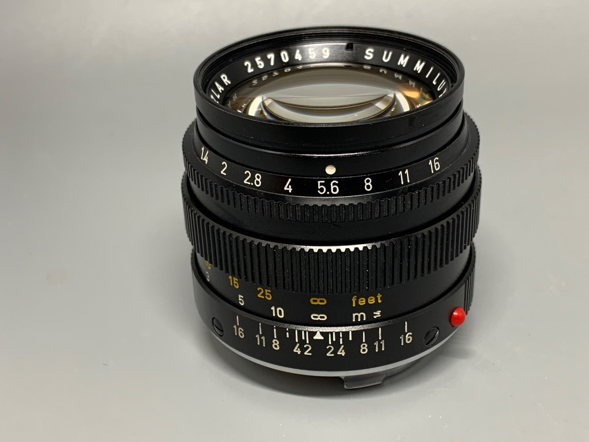 【中古】ライカ ズミルックスM 50mm F1.4 E43 ブラック