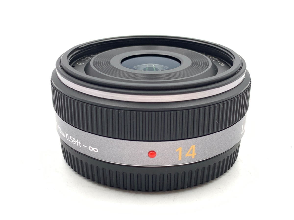 極美品 Panasonic LUMIX G 14mm/F2.5 H-H014 中古：B(並品)】パナソニック LUMIX G 14mm/F2.5 ASPH [H-H014