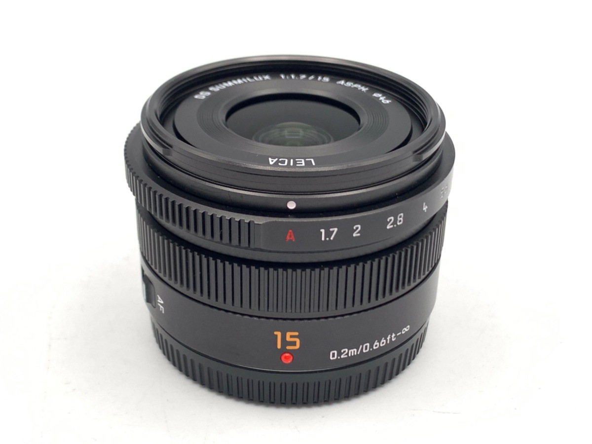 LEICA DG SUMMILUX 15mm/F1.7 ASPH. H-X015-K [ブラック] 中古価格比較