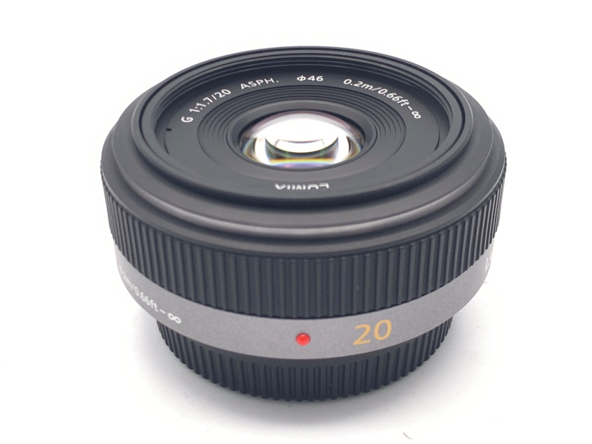 中古 美品 Panasonic LUMIX G 20mm F1.7 ASPH 中古：B(並品)】パナソニック LUMIX G 20mm / F1.7 ASPH. | 2484290050750