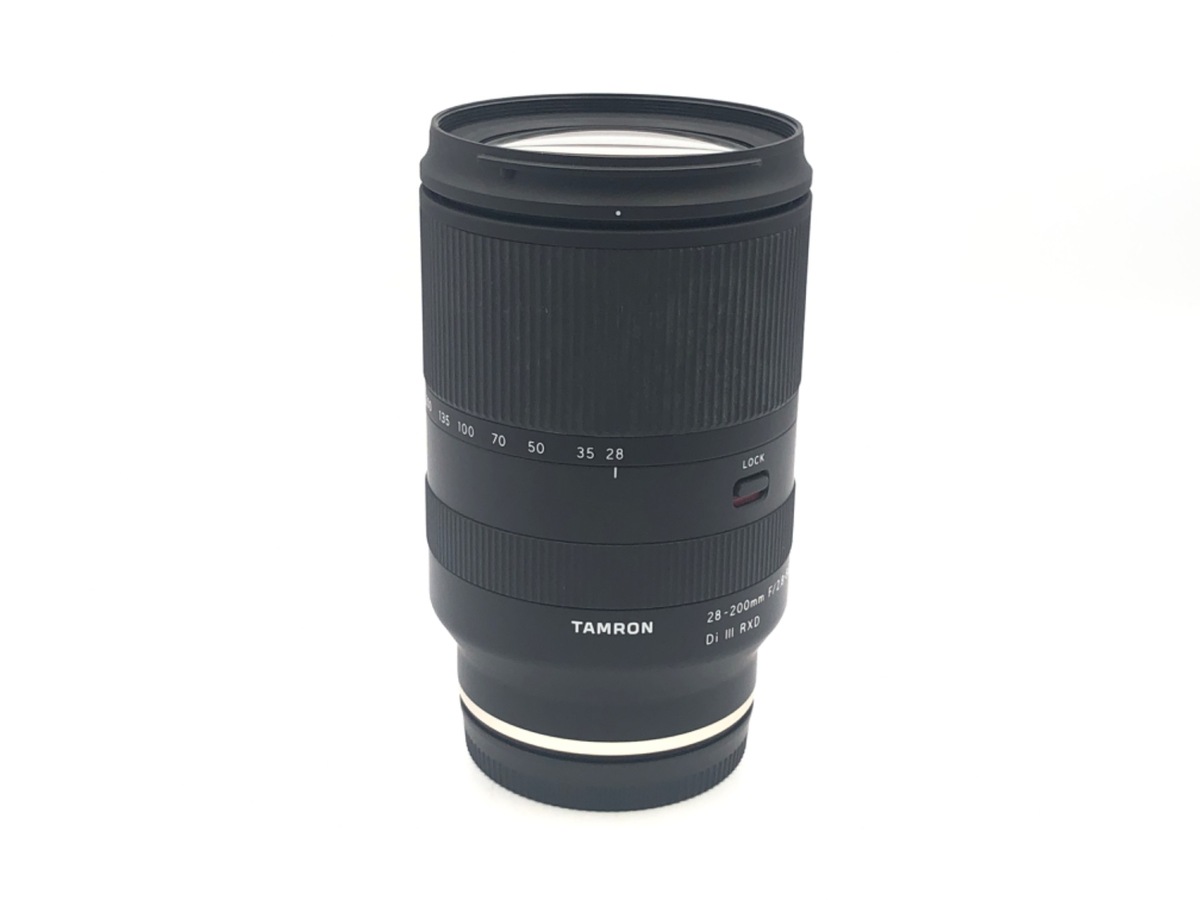 中古:B(並品)タムロン 28-200mm F2.8-5.6 Di III RXD ソニーE 中古:B(並品)タムロン 28-200mm F2.8-5.6 Di III RXD ソニーE
