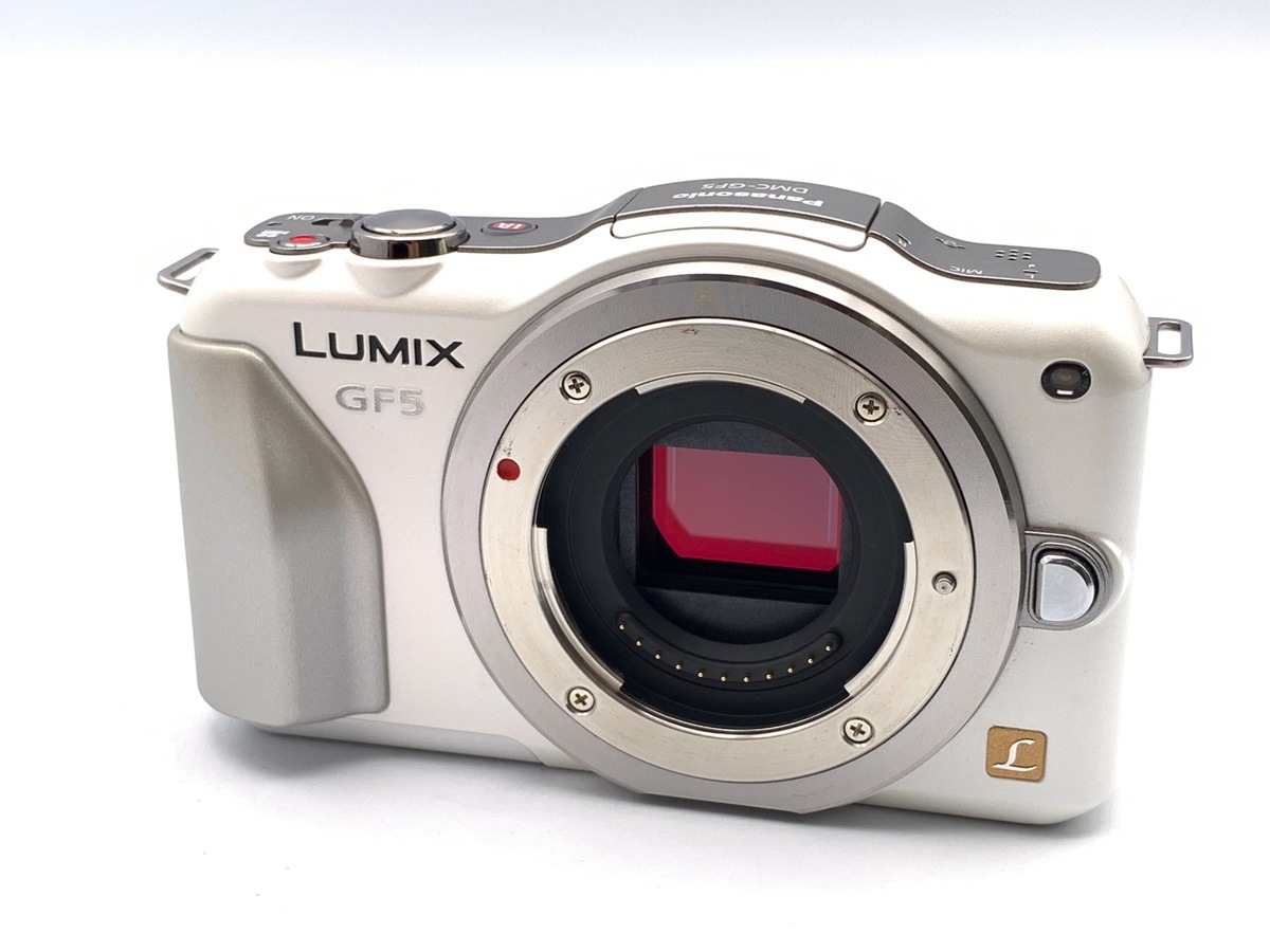 中古：B(並品)】パナソニック LUMIX DMC-GF5-W ボディ シェルホワイト