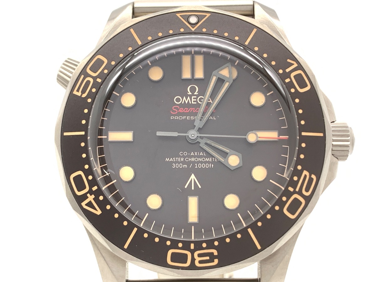 オメガ(OMEGA) シーマスター ダイバー300M 210.90.42.20.01.001 ブラウン  チタン 007エディション