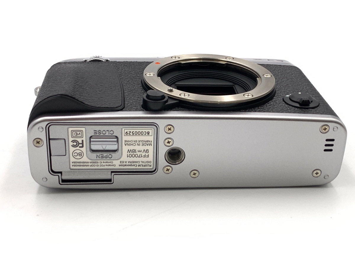 中古：AB(良品)】フジフイルム X-E3 ボディ シルバー | 2484310019880