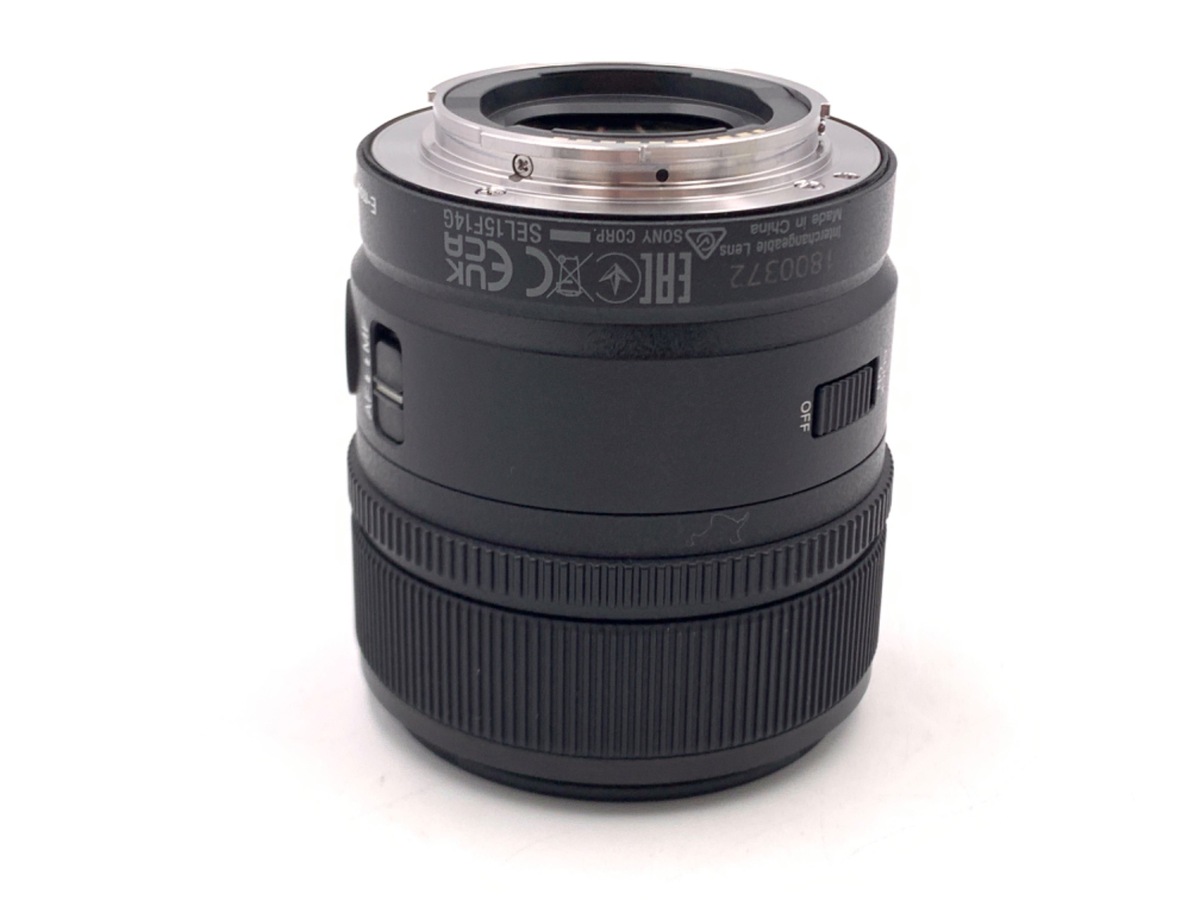 中古：AB(良品)】ソニー E 15mm F1.4 G [SEL15F14G] | 2484320018408