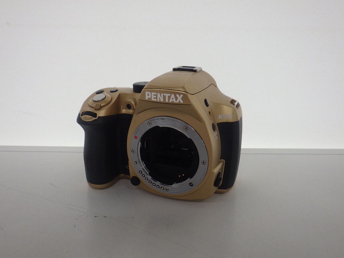 ■希少美品■ PENTAX K-50 ボディ オーダーカラー ゴールド 《 良好 中古：B(並品)】ペンタックス K-50 ボディ オーダーカラー