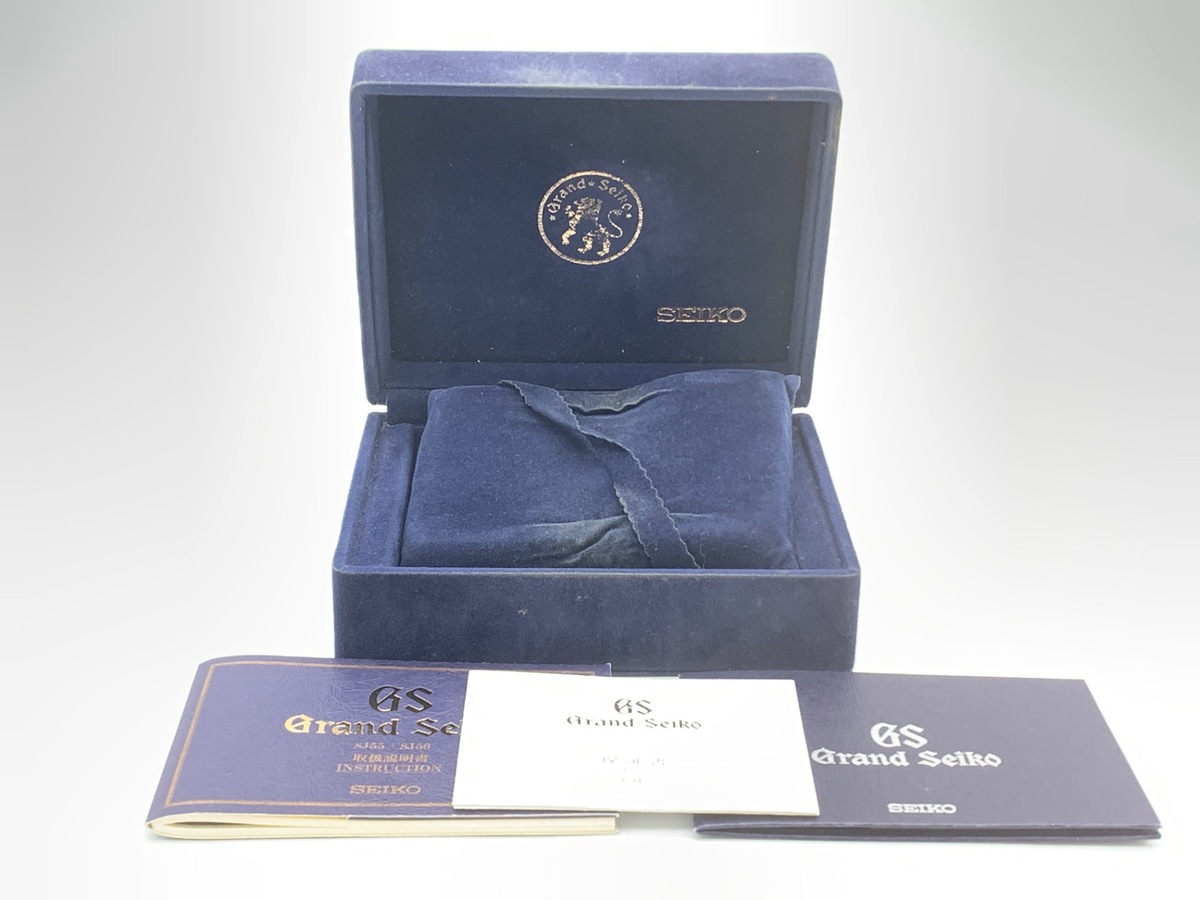 グランドセイコー クォーツ ブラック SBGF021/8J56-8020 ステンレススティール