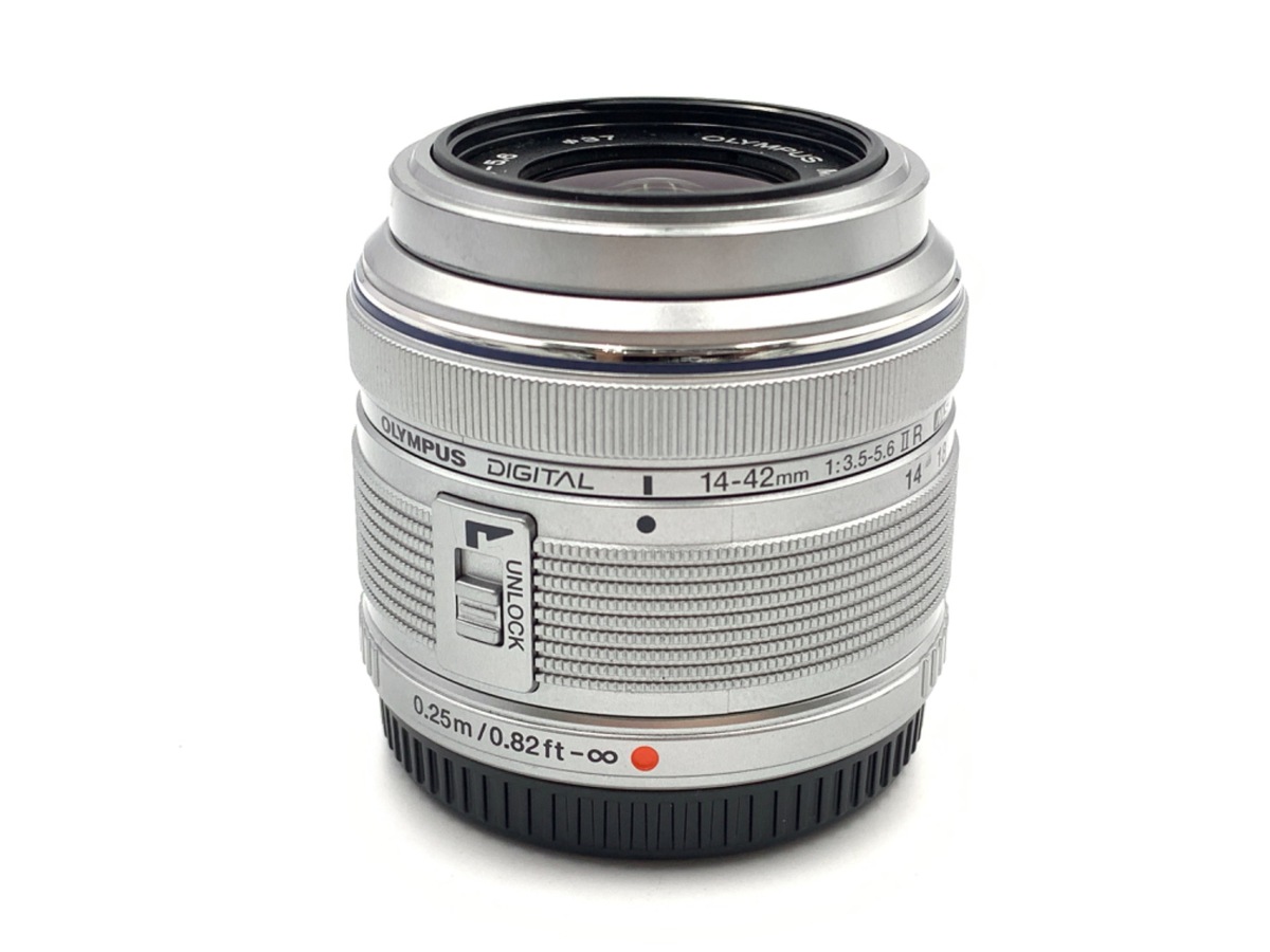 中古】オリンパス M.ZUIKO DIGITAL 14-42mm F3.5-5.6 II R シルバー