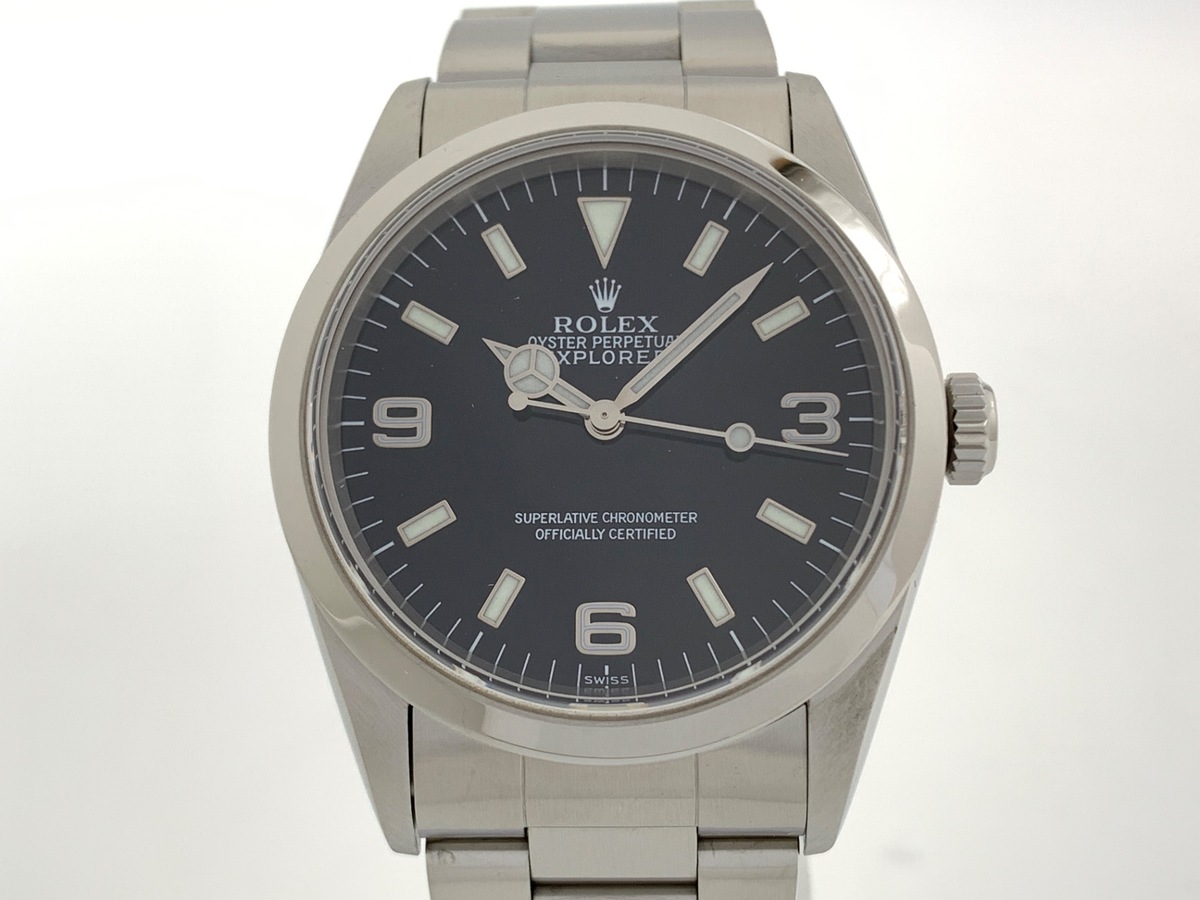ロレックス(ROLEX) エクスプローラーI ブラック 14270 ステンレススティール