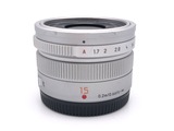 中古★パナソニック　レンズ　DG SUMMILUX 1:1.7/15 ASPH パナソニック LEICA DG SUMMILUX 15mm/F1.7 ASPH. H-X015-K [ブラック