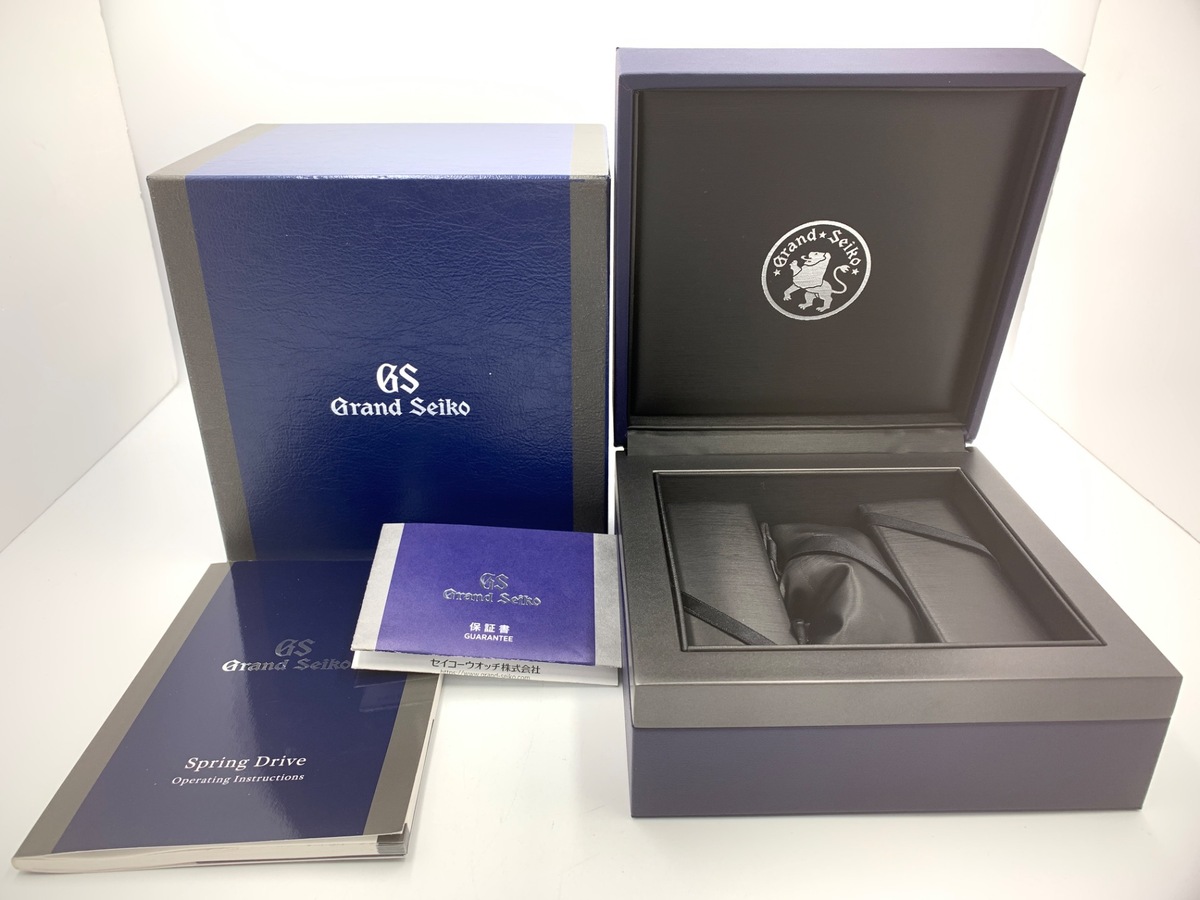 グランドセイコー スプリングドライブ GMT ブラック SBGE201/9R66-0AA0 ステンレススティール