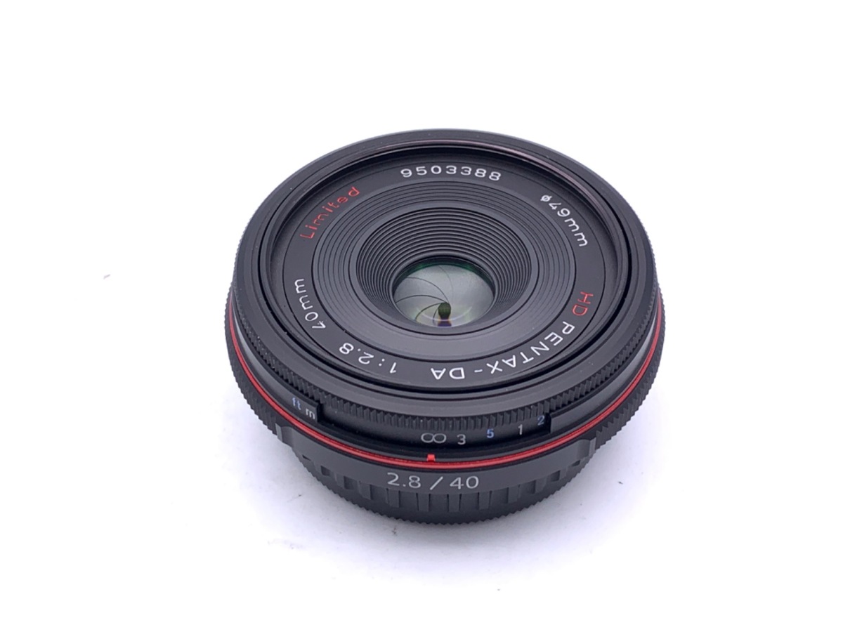 中古】ペンタックス HD PENTAX-DA 40mm F2.8 Limited ブラック 在庫