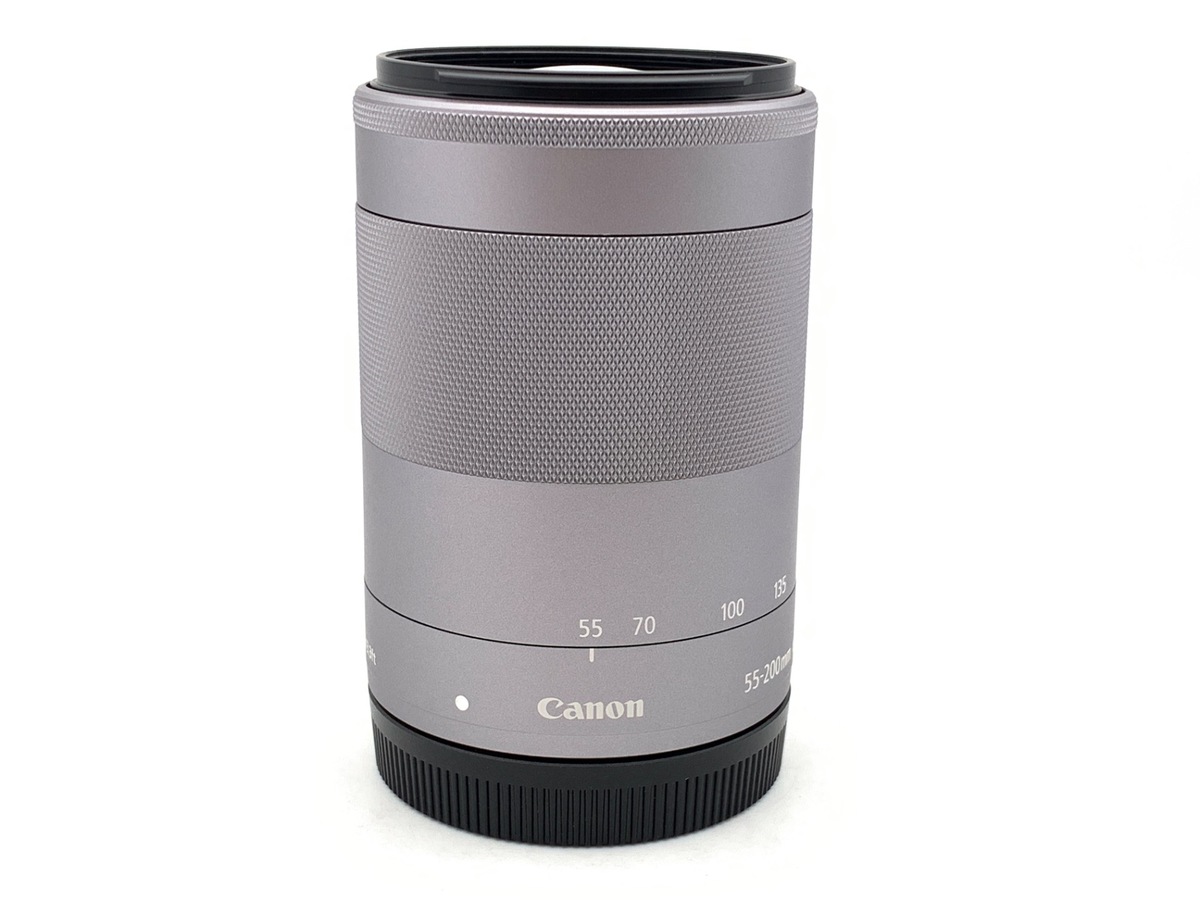中古：A(美品)】キヤノン EF-M55-200mm F4.5-6.3 IS STM シルバー