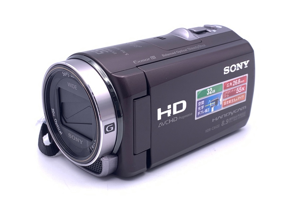 ビデオカメラ SONY HDR-CX430V 動作確認済み 中古品 中古】ソニー HDR-CX430V ボルドーブラウン｜｜カメラのキタムラネット