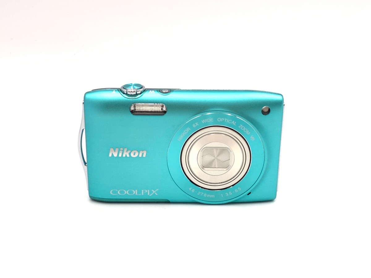 Nikon - 美品 Nikon コンパクトデジカメ COOLPIX S3300 ミントグリーン Nikon coolpix s3300 ミントグリーン