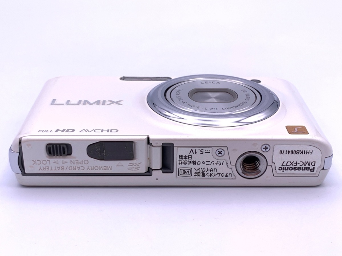 中古：B(並品)】パナソニック LUMIX DMC-FX77 リリーホワイト 