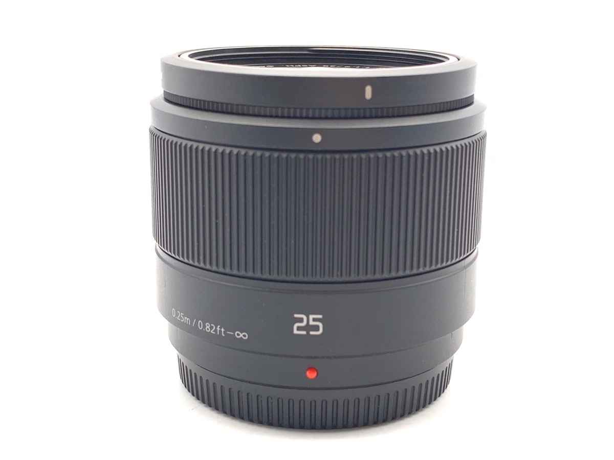 中古】パナソニック LUMIX G 25mm F1.7 ASPH. [H-H025K] ブラック 在庫 