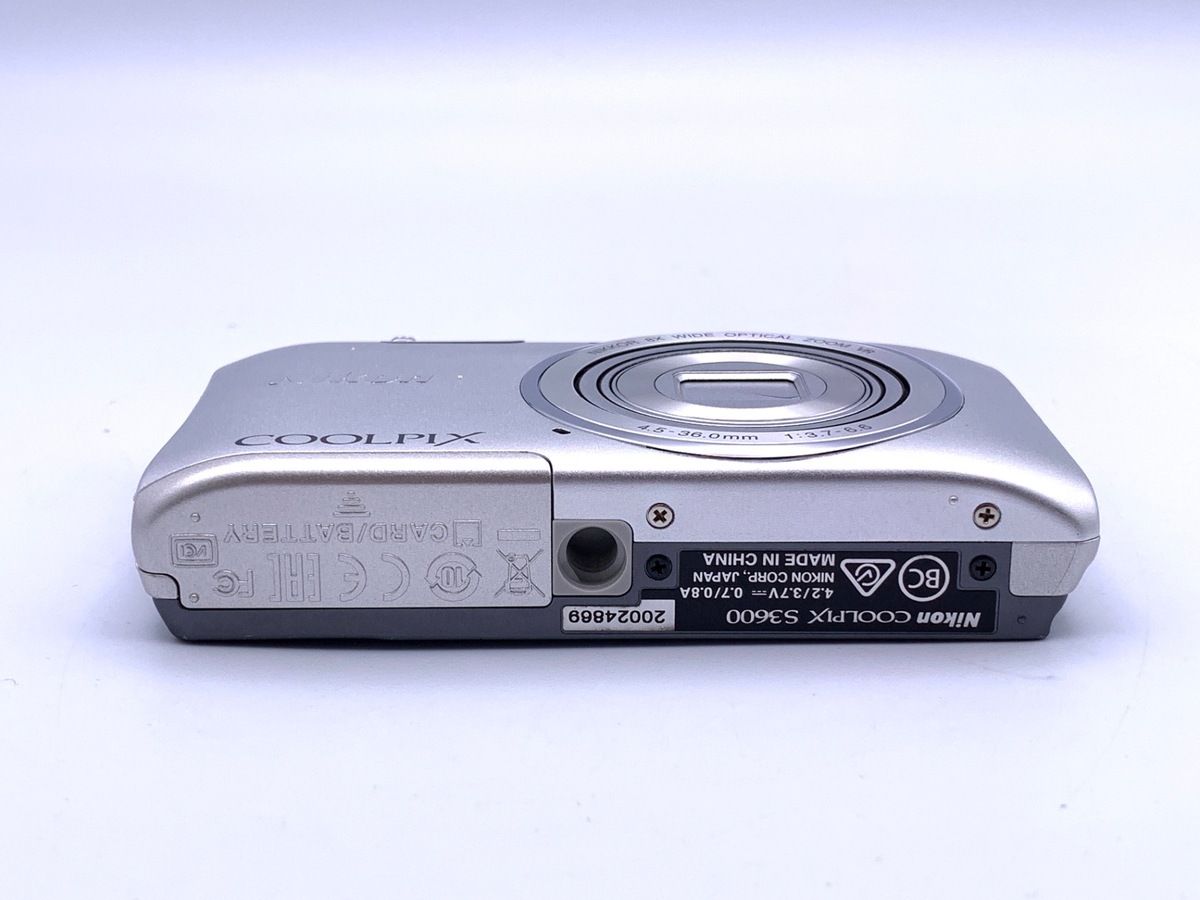 ニコン COOLPIX S3600 SL クリスタルシルバー
