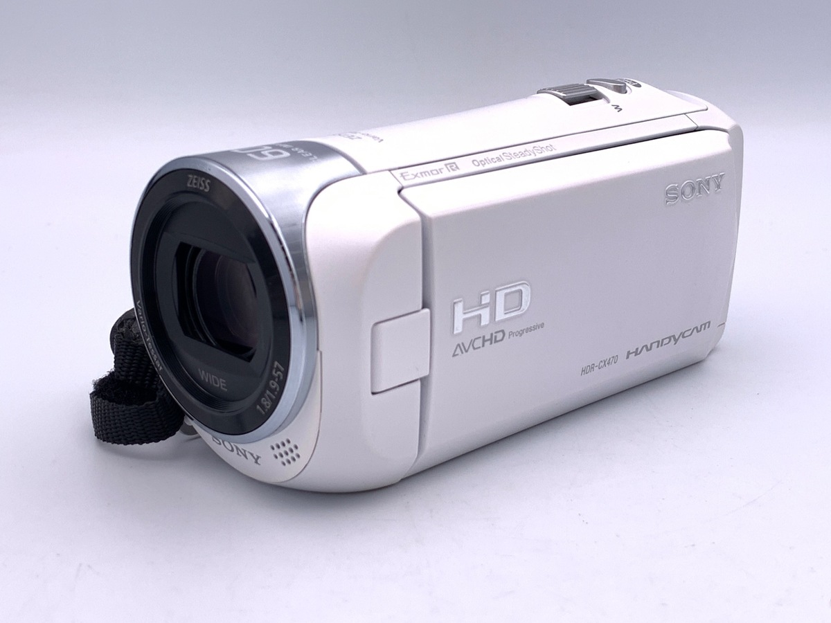中古】ソニー デジタルHDビデオカメラレコーダー HDR-CX470 W ホワイト